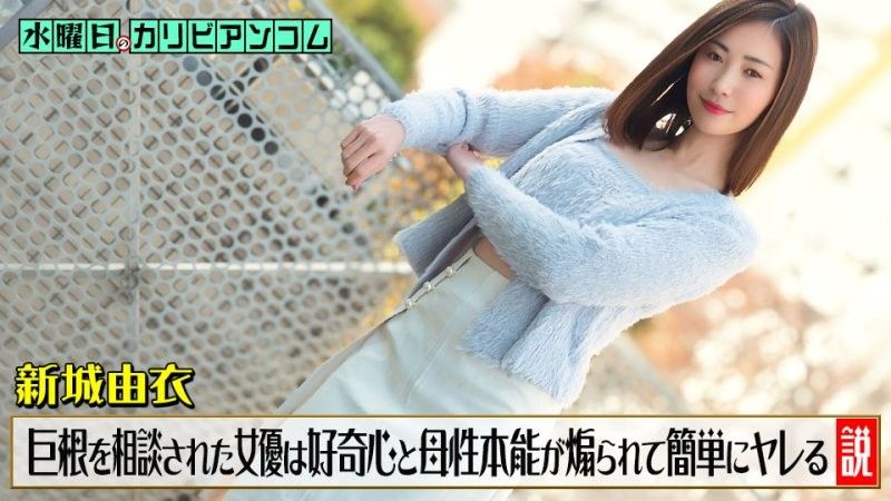 水曜日のカリビアンコム ~チンコがデカくて悩んでいると相談された女優は好奇心と母性本能が煽られて簡単にヤレる説~ 新城由衣