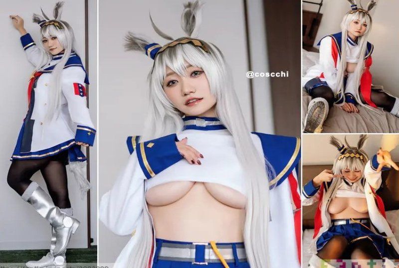 小古丽茶可爱至极，天真又开朗活泼，同时拥有性感丰满的身材和迷人的个性。这位终极美女在这款cosplay中完美展现！